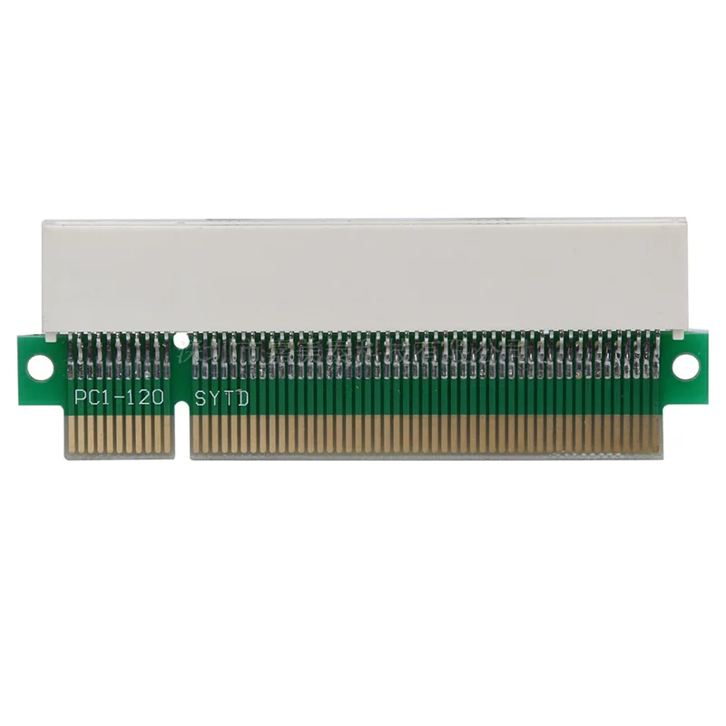 PCI 32-Bit Riser Card 120-Pin Protection Adapter 180 Degree Straight Through for Network Sound Gold Tax Capture Card PC