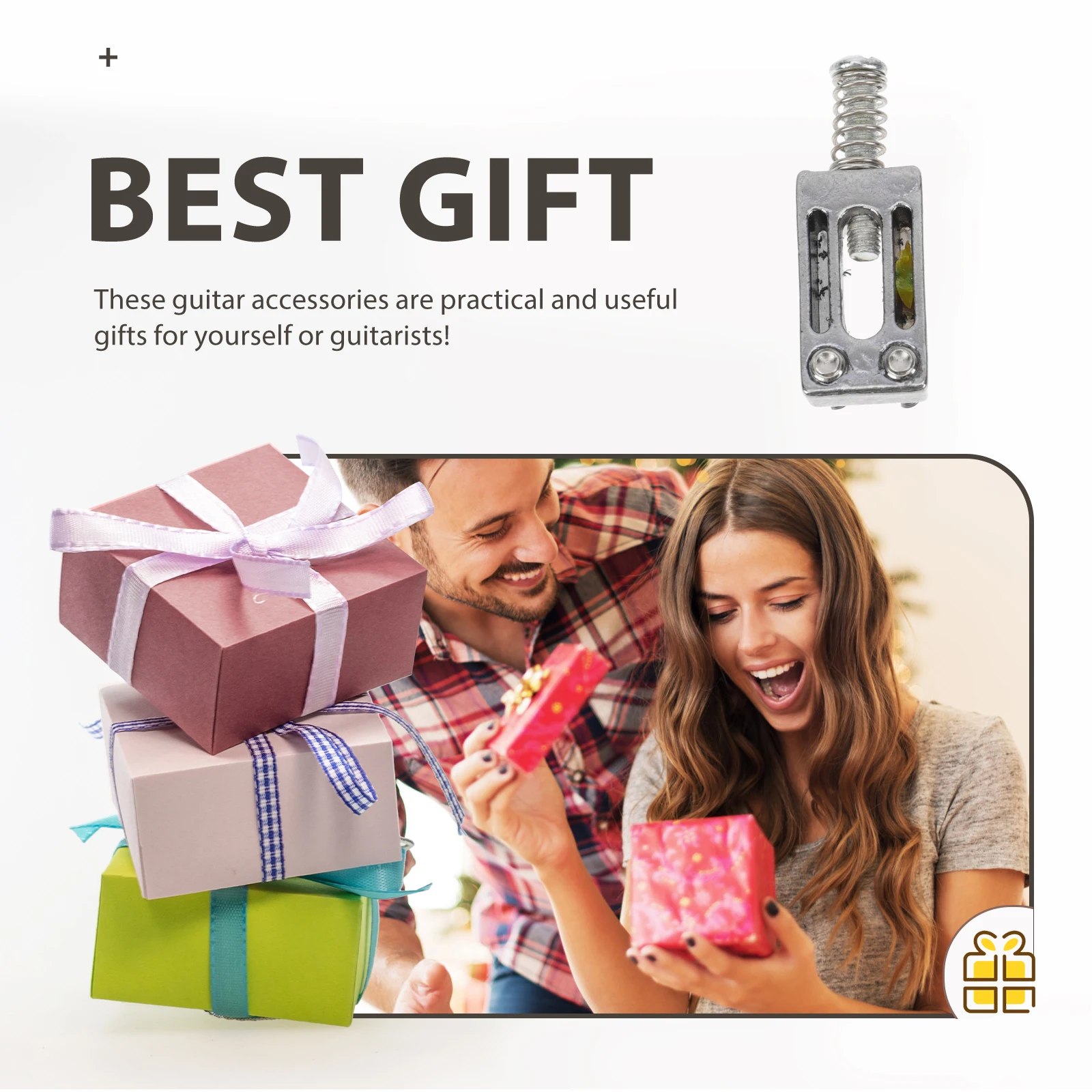 

6Pcs Electric Guitar Bridge Saddles Zinc Alloy Durable Replacement Parts Tremolo Bridge System Guitar Accessories