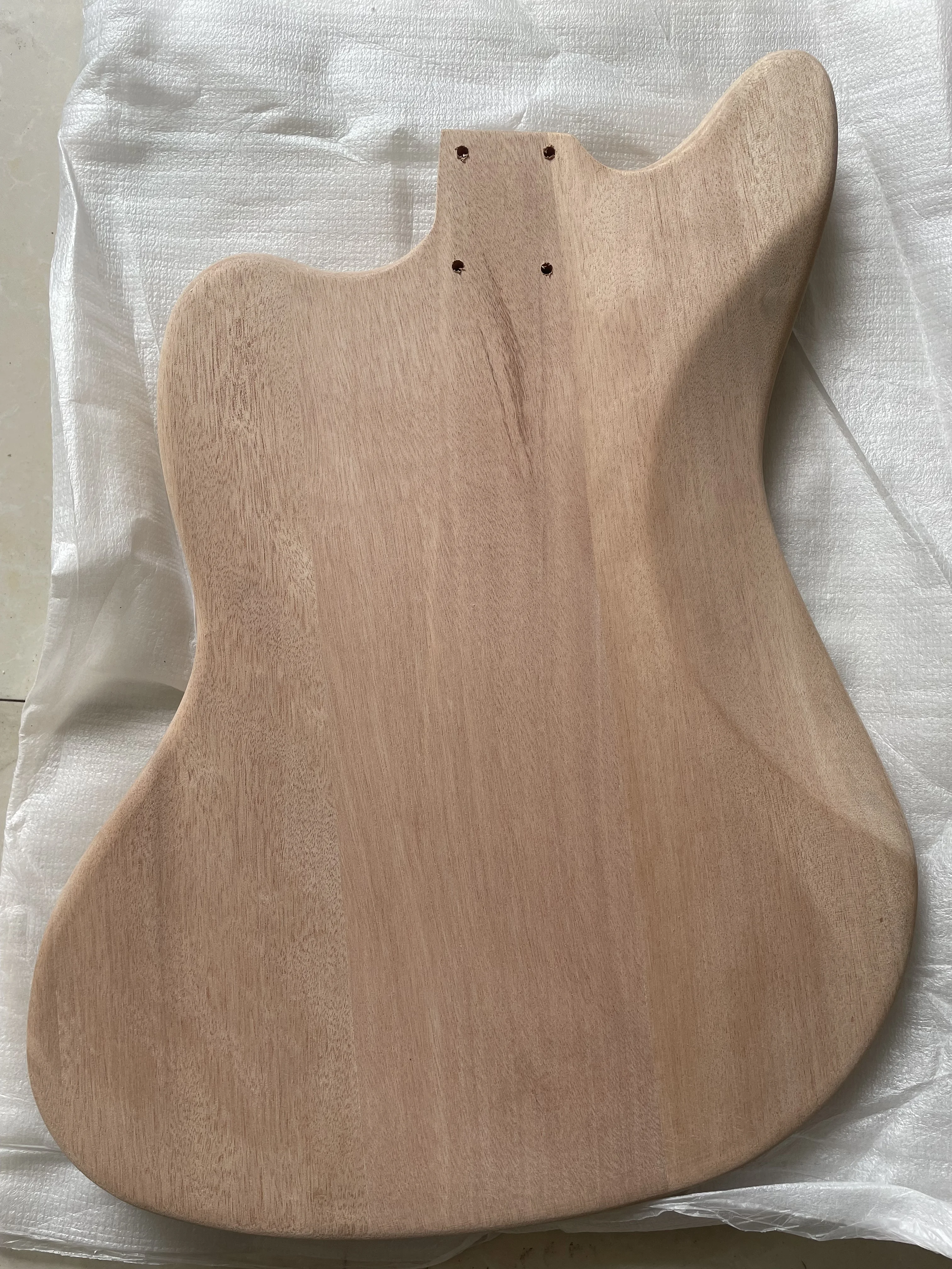 Mahogany Wood Electric Guitar Body, Unfinished, Jm Barrel, DIY Parts, Accessories, Luthier Tool, 25.5 \