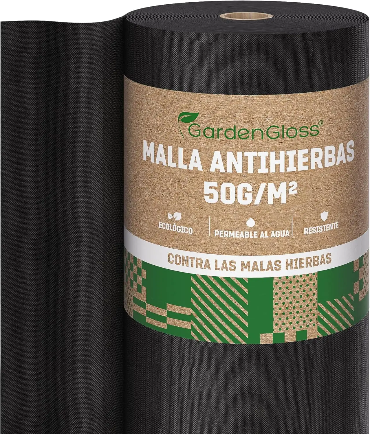 50m2 Tela Antihierba contra Las Malas Hierbas – Mallas Antihierba Resistente al Desgaste 50g/m2 – Alta estabilizació