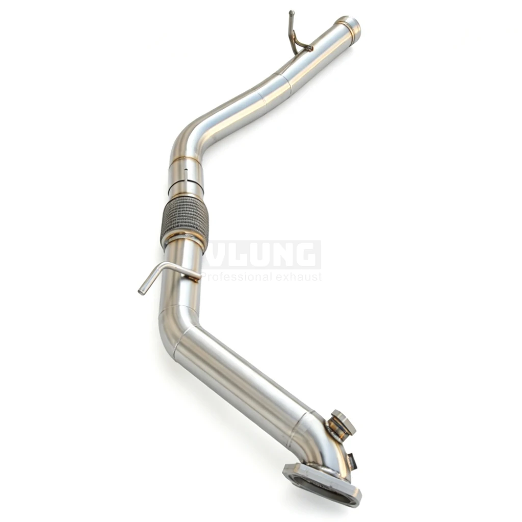 

Hot sales Exhaust downpipe for JEEP Wrangler 2.0T 2018-2020 straight through downpipe exhaust without OPF exhaust downpipe