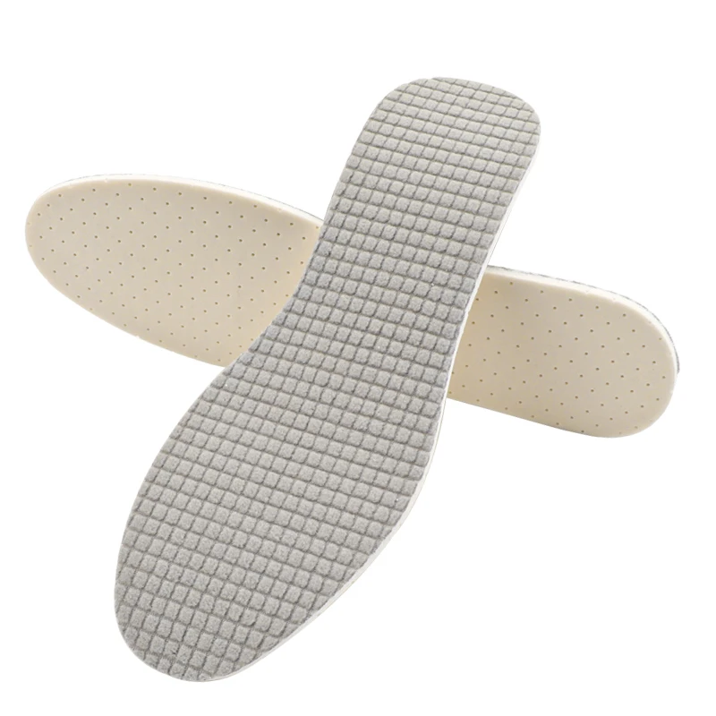 Rubber Protein Latex Shoe Insole Comfort Soft Shock Absorbing Sports Inserts Plantar Fasciitis Foot Pads Men Women Sole Cushion
