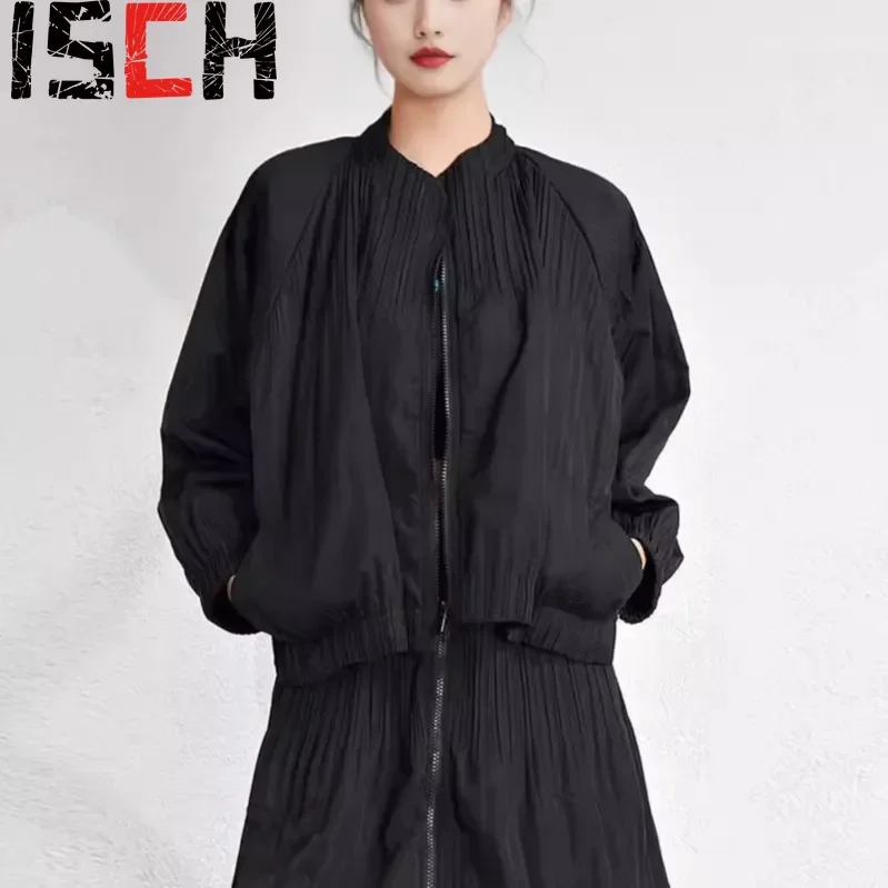 Pleats Pleated Cotton Coat Womens High-end Pleated Muscle Winter Jacket Women Premium Sense Korean Version Cotton Clothes Winter