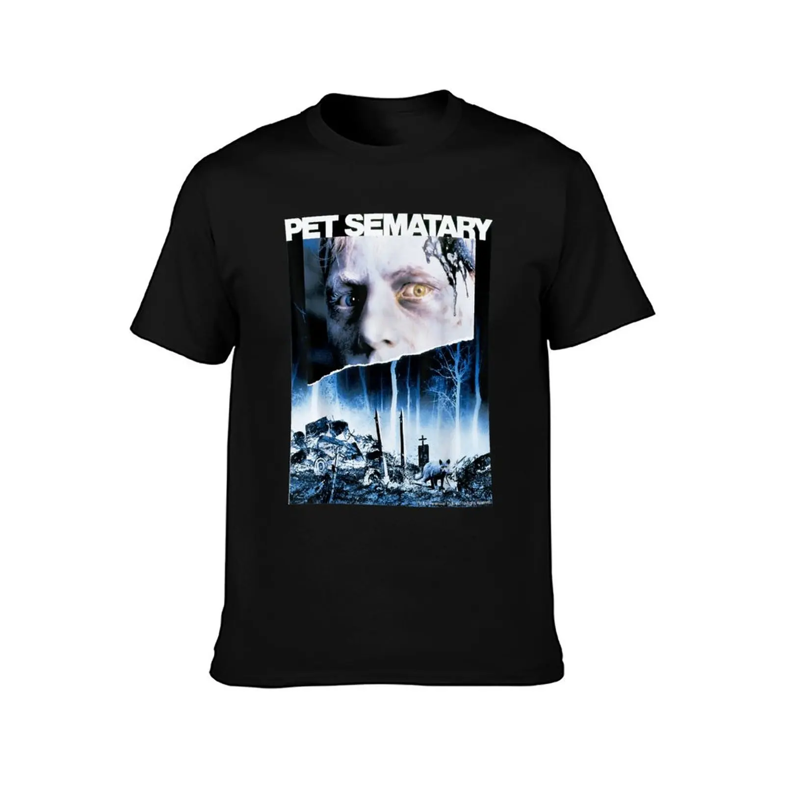 Pet Sematary T-Shirt boys whites oversized graphic tee summer clothes plus size men clothing