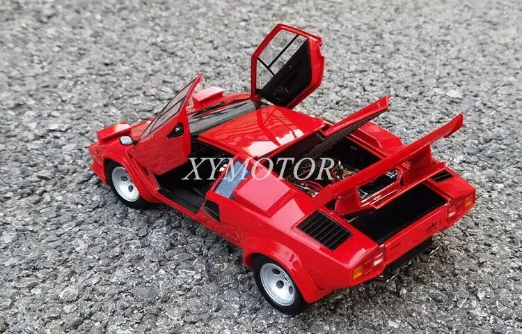 Kyosho 1/18 For Lamborghini Countach LS500S Diecast model Car Gifts Toys Hobby Red Gift Collection Ornaments Display