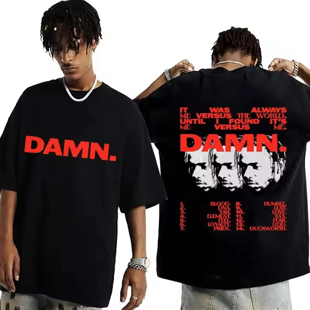 Rapper Kendrick Lamar Good Kid Tee Shirt Homme New in Top Men Clothing short sleeve Round Neck Printing Pullover T-Shirt