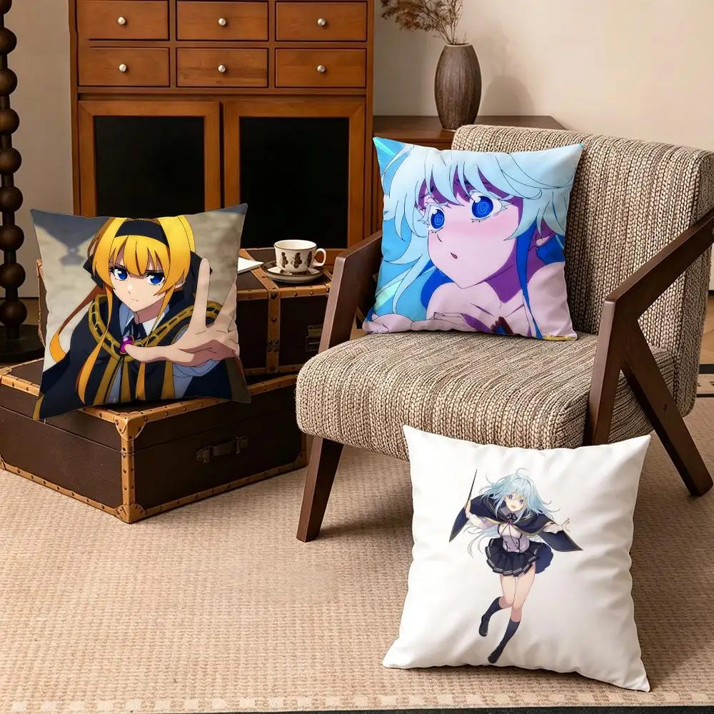 Wistoria Wand and SwordS Cushion Cover Soft Velvet Cushion Cover Set 4Pcs 50x50 45x45 40x40 – Zipper Pillowcase for Home Decor
