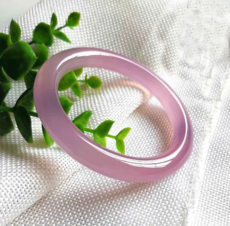 

Natural pink jade bangle round bar handcarved jadeite jade bangle real jade bracelets natural jade stone for women men