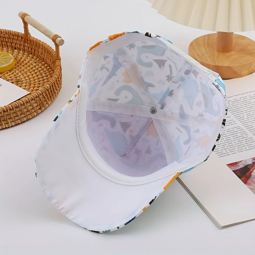 Dacron Dinosaur Children's Baseball Hat Printing Breathable Boys and Girls' Outdoor Sunshade Hats Sunscreen