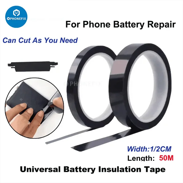 Uniwersalna izolacja akumulatora Naklejka ochronna Termiczna taśma samoprzylepna do iPhone X-15 Pro Max Wymiana akumulatora Naprawa DIY