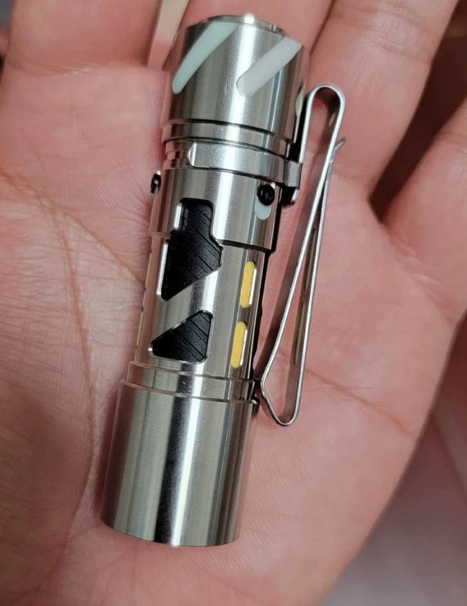 Lampe de poche à batterie EDC Sk03, synchronisation, 14500