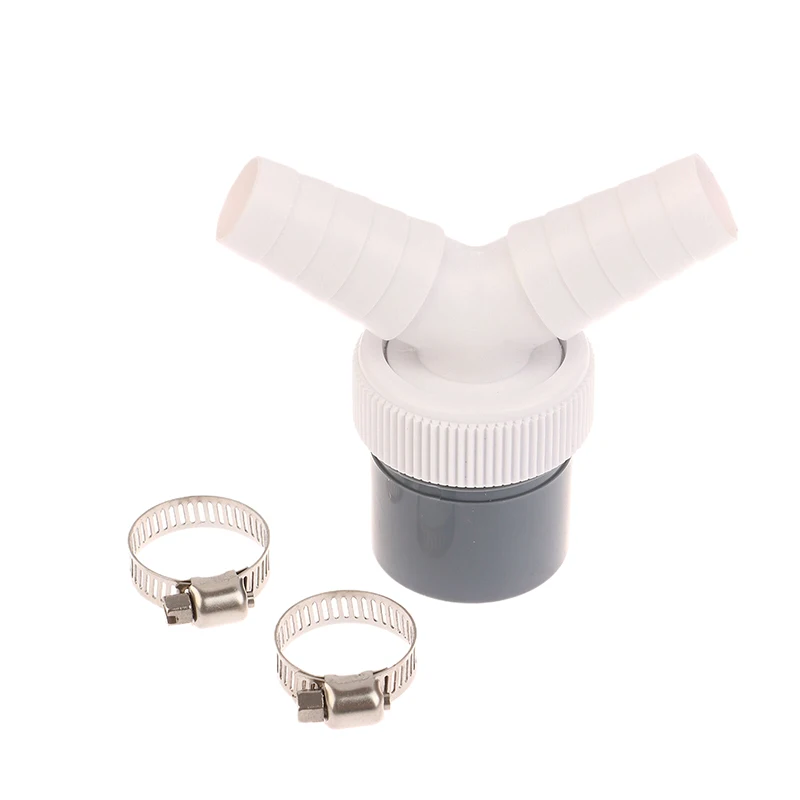 PVC Dishwasher Washing Machine Drain Adapter Three-way Two-in-one Connector Converter Drain Extension Hose Connector