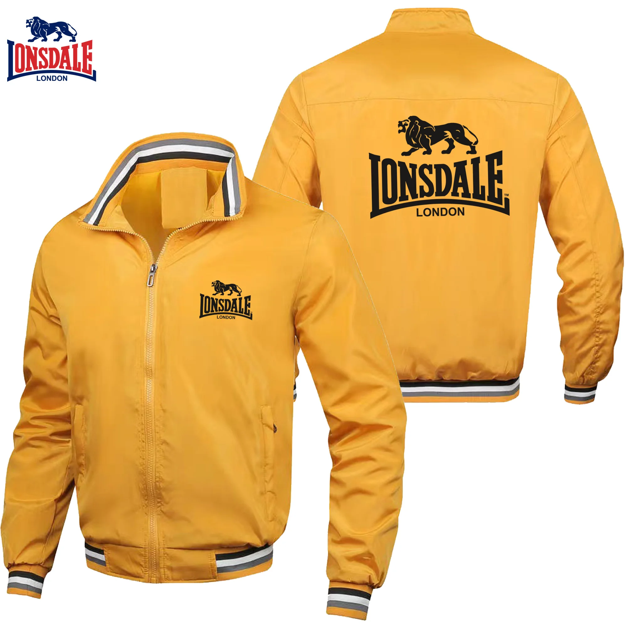 LONSDALE-Coupe-vent de marque de luxe pour hommes, imperméables, vestes de sport à la mode, décontracté, de haute qualité, nouveau