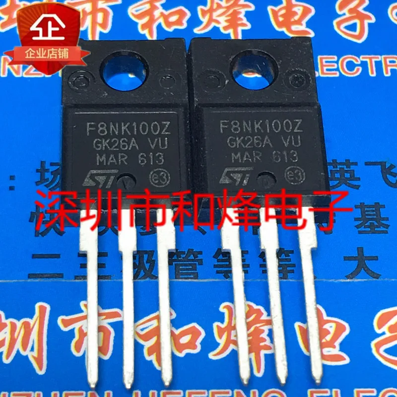 Original 5pcs/ F8NK100Z STF8NK100Z  TO-220F 1000V 6.5A