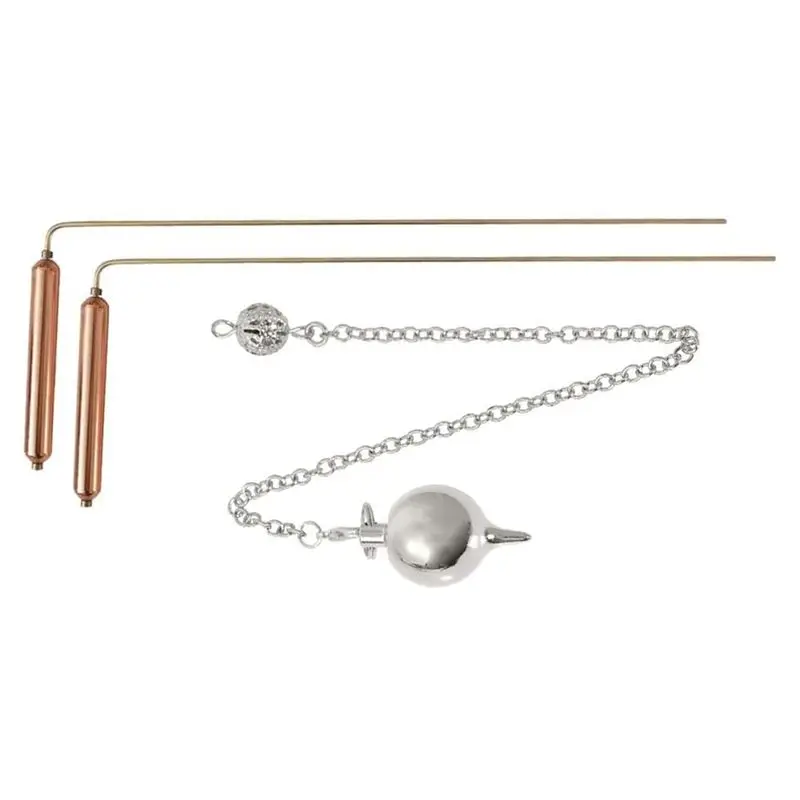 [B17B!】 Copper Dowsing Rod 2Pcs Divining Rods With Pendant, Copper Divining Rods Metal Detector For Divination/Treasure Tools