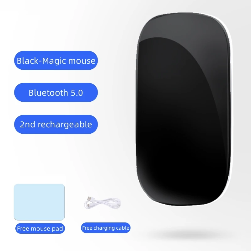 Imagem -06 - Ifacemall-wireless Bluetooth Magic Mute Mouse para Iphone Laptop Tablet Ipad Desktop Universal 2-geração Recarregável Portátil