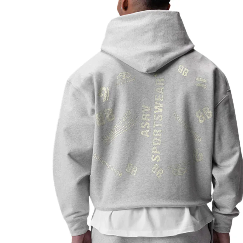 Men's Cotton Hoodie Jacket Fitness Gym Training Boxing Fighting Sportswear Running Workout Clothing Sport MMA BJJ Hooded Jackets