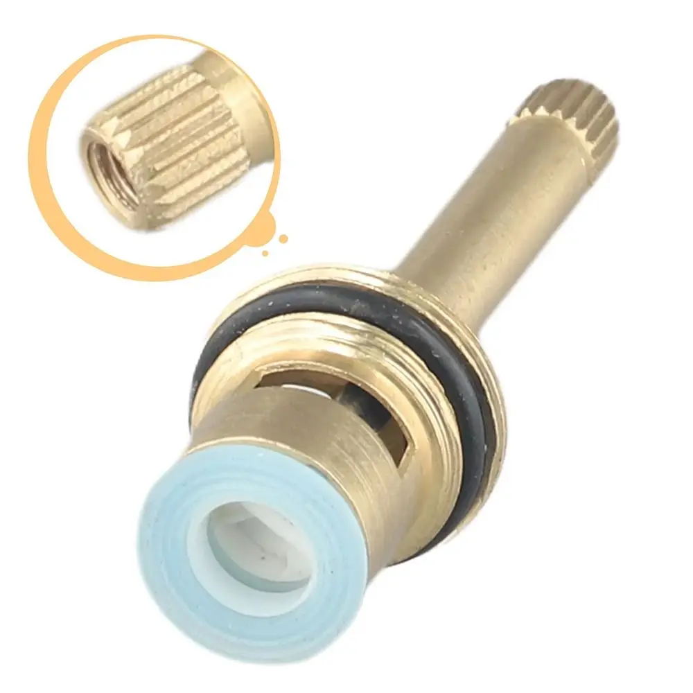 1Pcs 76mm 82mm Tap Valve Core Extended 1/2 Inches Interface Faucet Cartridges Long Handle Copper Brass Top Valves Fittings