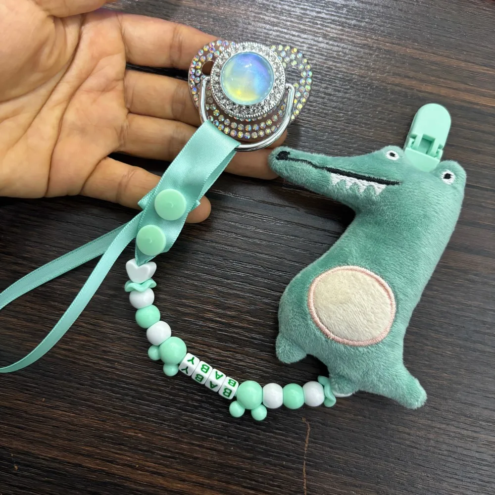 Cartoon Pattern Newborn Pacifier Custom Pacifier Clip Lovely Style High Quality Gender Neutral Baby Feeding Stuff