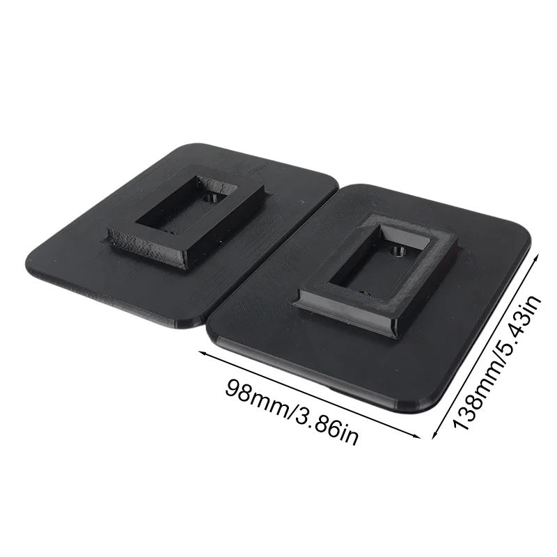 2Pcs RVs Awning Support Foot Pads Heavy Duty Plastic Anti Sink Blocks Fit Omnistor For Caravan Sand Gravel Soft Ground Camping