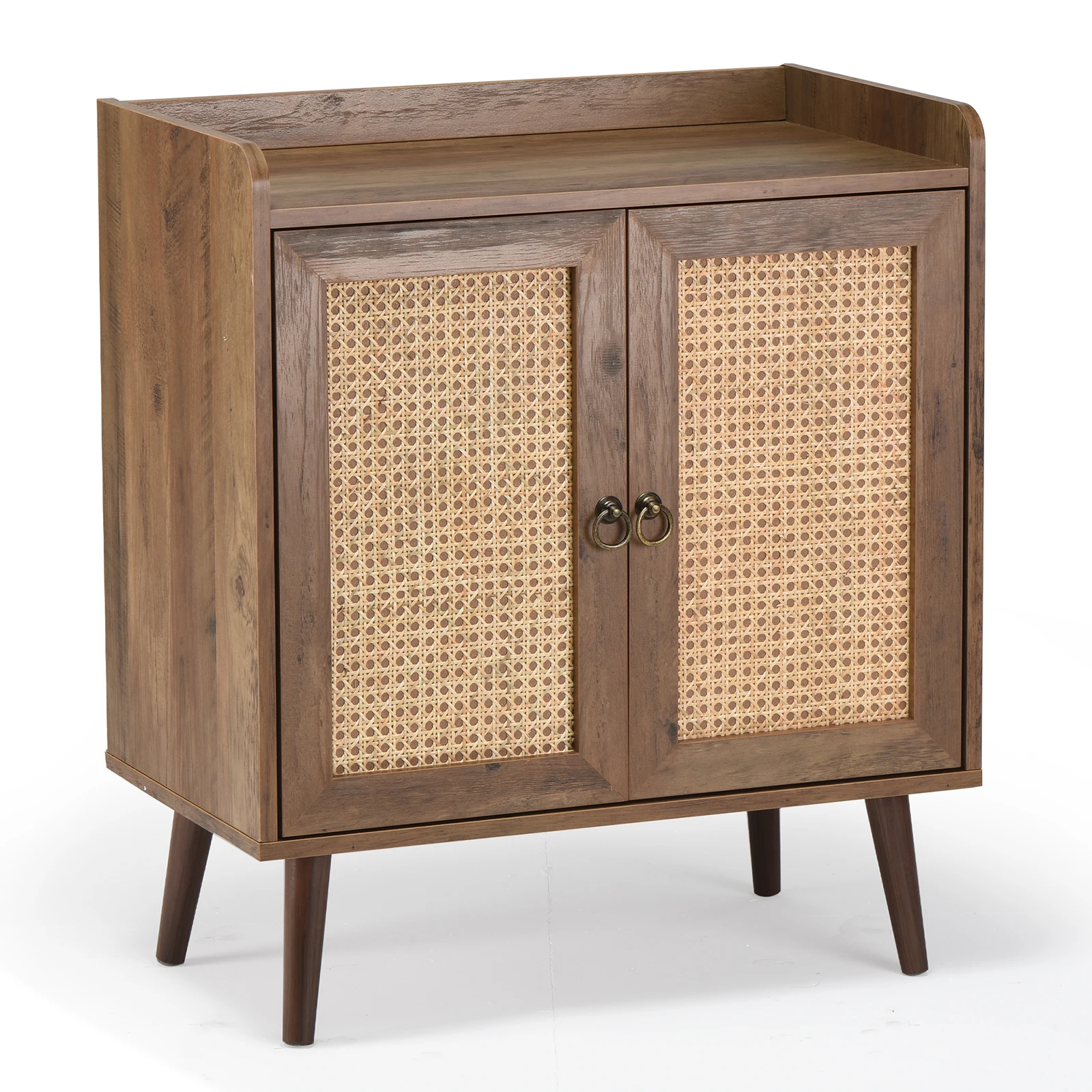 

Sideboard Buffet Cabinet with Storage, Bar Liquor Cabinet with Plastic Rattan Decorated Doors for Dining Room