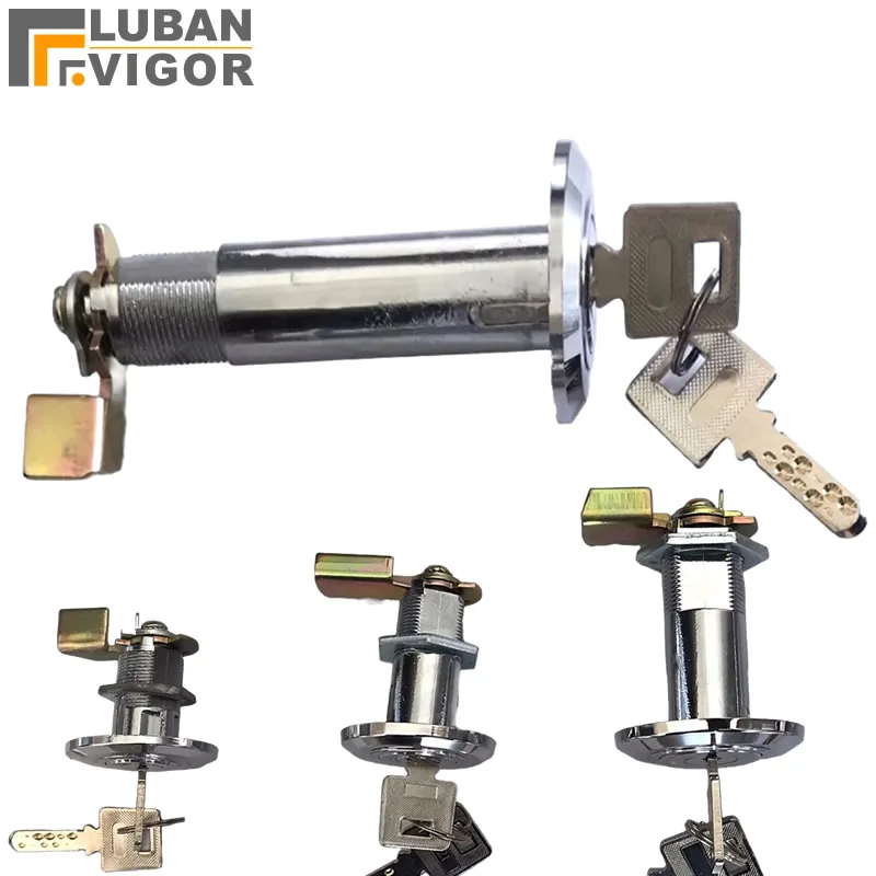 Extended type Safe deposit box Anti - theft cam lock cylinder 80mm 90mm Super encryption key very safe Class C anti-theft