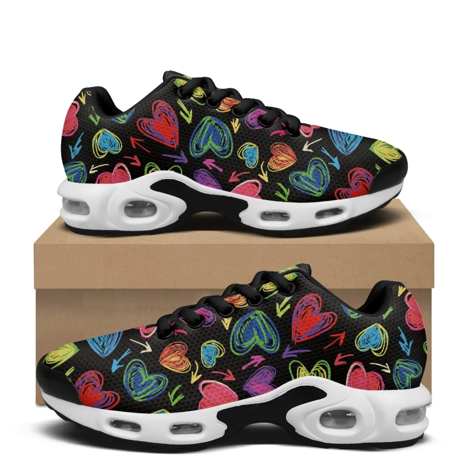 XIXIRIMIDO Heart Shape Air Cushion Sneaker Shoes for Woman 2130 New Collection Women's Sandals Zapatillas De Mujer Teenagers
