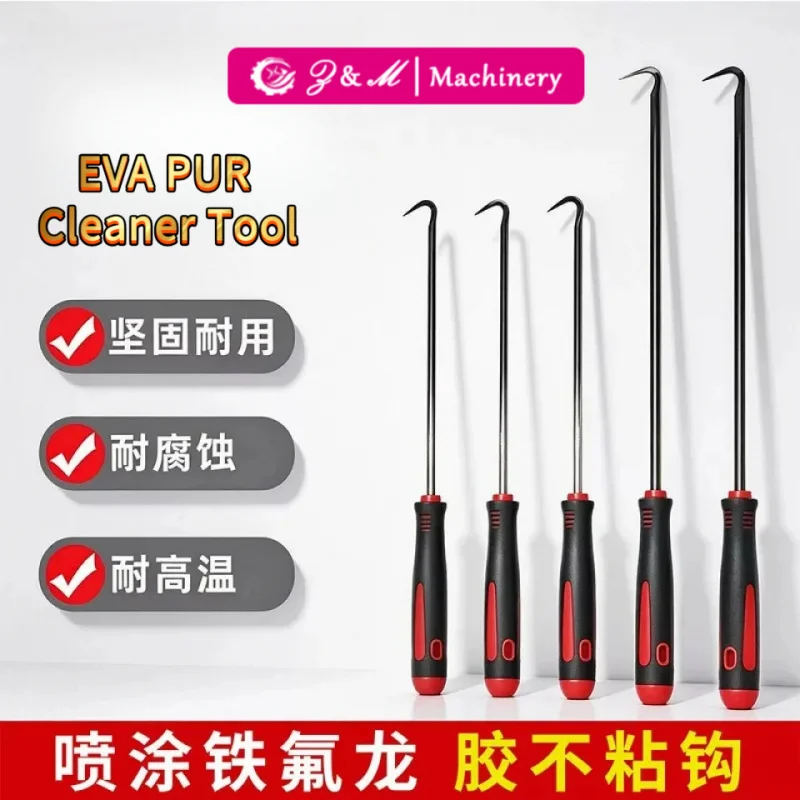 Glue Pot & Shaft Cleaning Teflon Hook for Edge Banding Machine EVA PUR Remover Maintenance Tool of Woodworking Glue-Cleaner