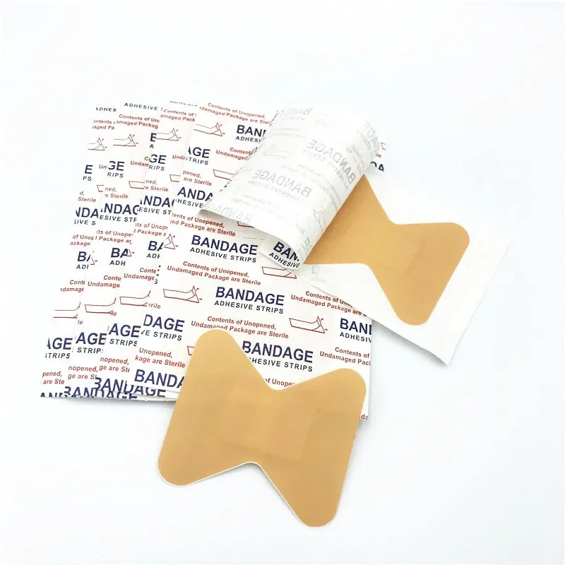 Imagem -04 - Respirável Band Aid First Aid Bandage Bandagem Adesiva Médica Ferida Gesso Disponível para Viagens Remendo de Emergência 10 Pcs por Pacote