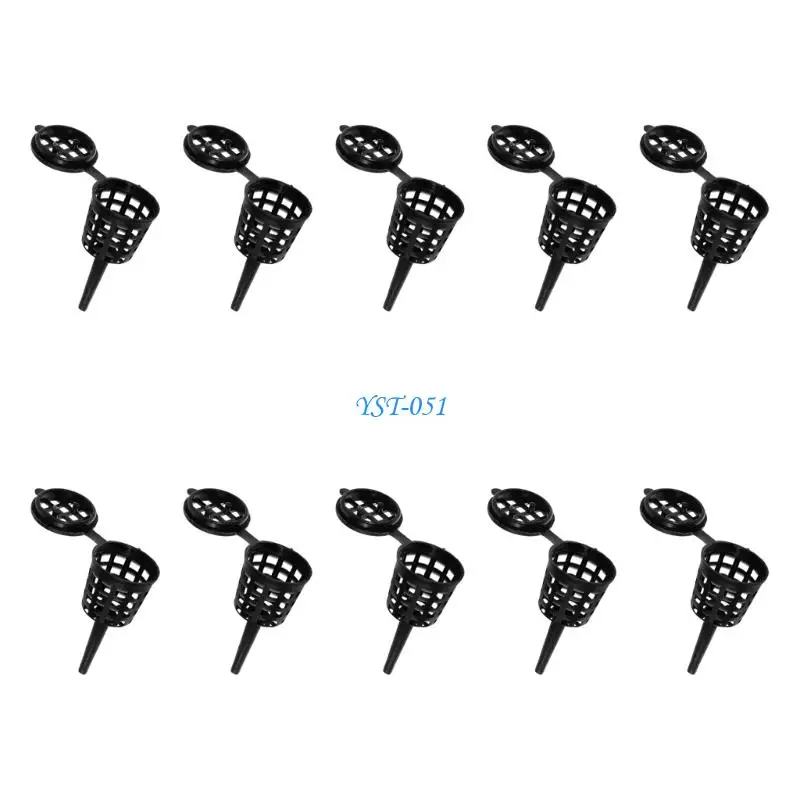E15A 10/20/50/100Pcs Plastic Mesh Pot For Hydroponics Indoor Plant And Mini Garden Projects