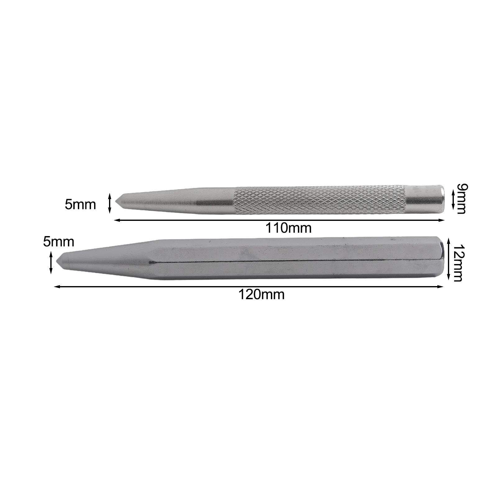 DIY Projects Punching Hole Tool Positioning Punch Precise Control Strengthened Tip Accurate Drilling Heat Treated