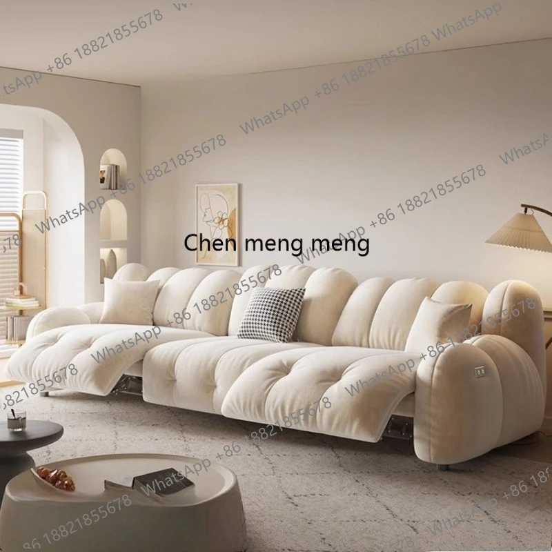 Cream Wind Electric Sofa Comfortable Adult Decor Unusual Romantic Luxury Sofas Decor Aesthetics Hallway Muebles Home Furniture