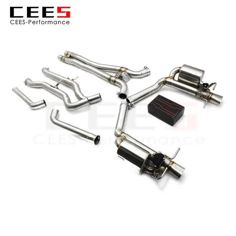 CEES Catback Exhaust For Mercedes-Benz E63 AMG 4.0T 2018-2023 Escape Stainless Steel Exhaust Pipe Muffler