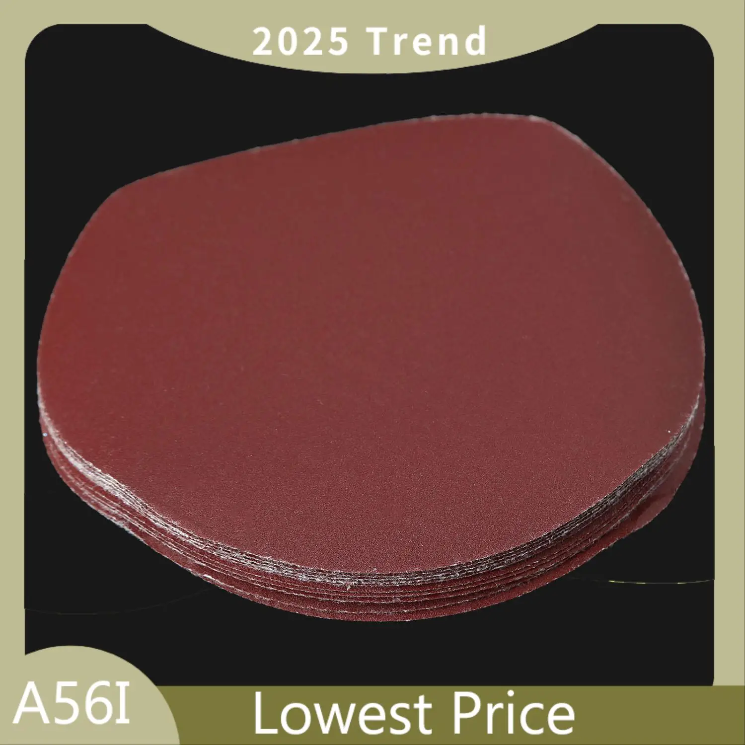 ABDD 2 Set Aksesori: 30 Buah 125Mm Disk Lembaran Pasir Grit 320/400/600/800/1000/1500 & 30 Buah 80/100/120/180/240/320