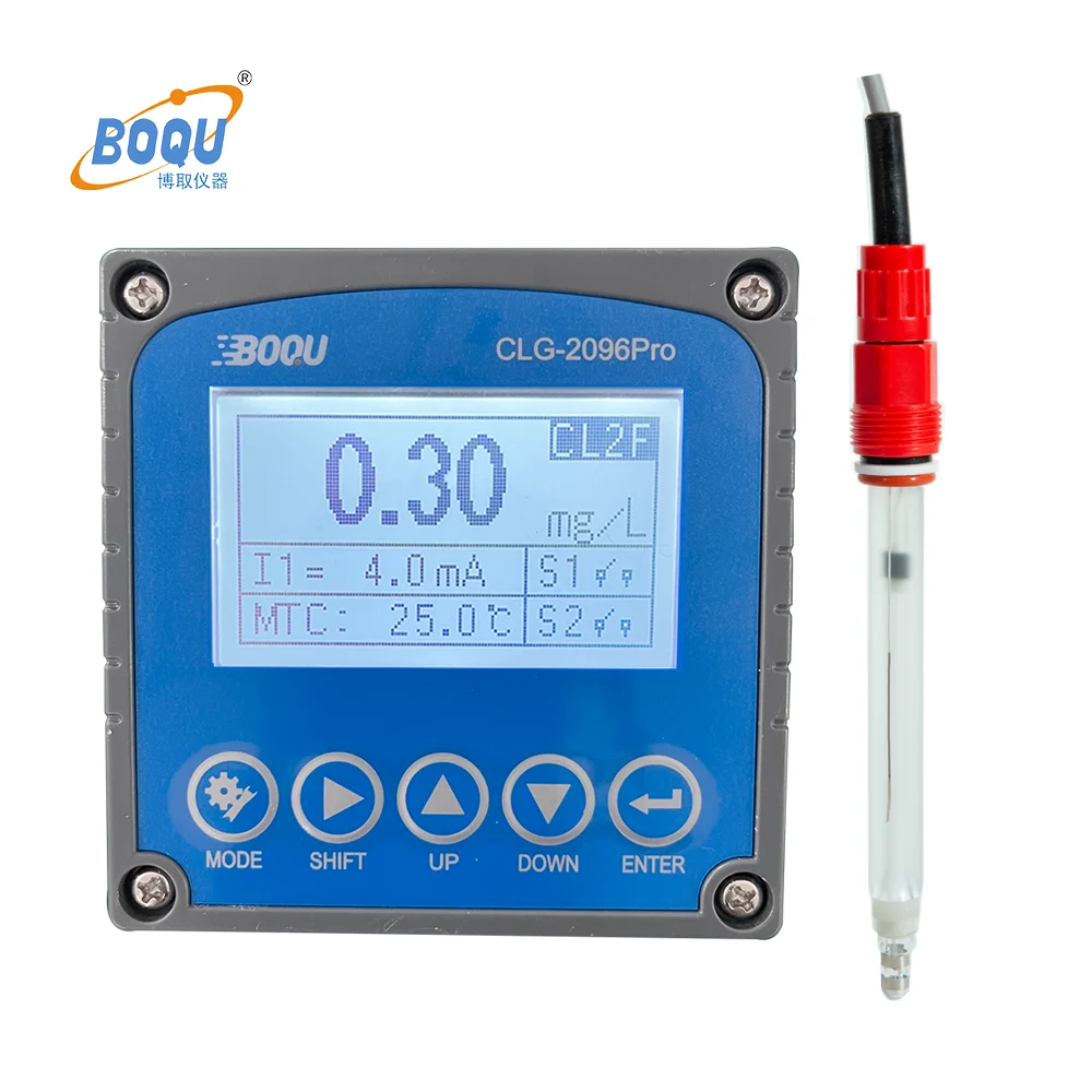 CLG-2096Pro Food Processing Continuously Measured Industrial Dissolved Ozone Chlorine Dioxide Residaul Chlorine Analyzer