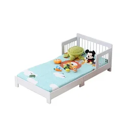 Latest Design Bedroom Furniture Wooden Kids Bed with Barriers Children's Bed Baby's Crib