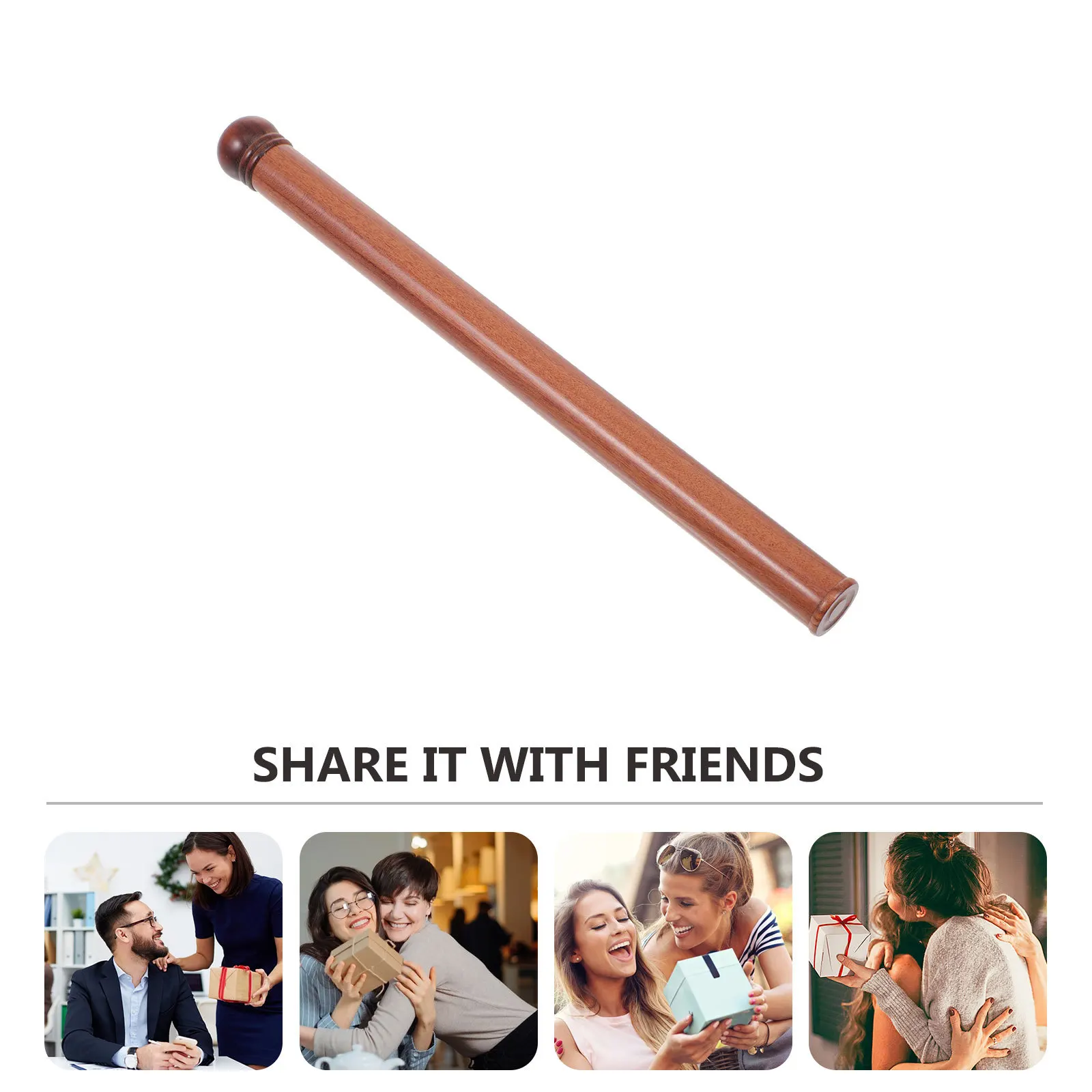 

Screw-Mouthed Incense Tube Simple -Stick Holder Delicate Wooden Aroma Storage High Quality Natural Material Fine Polishing