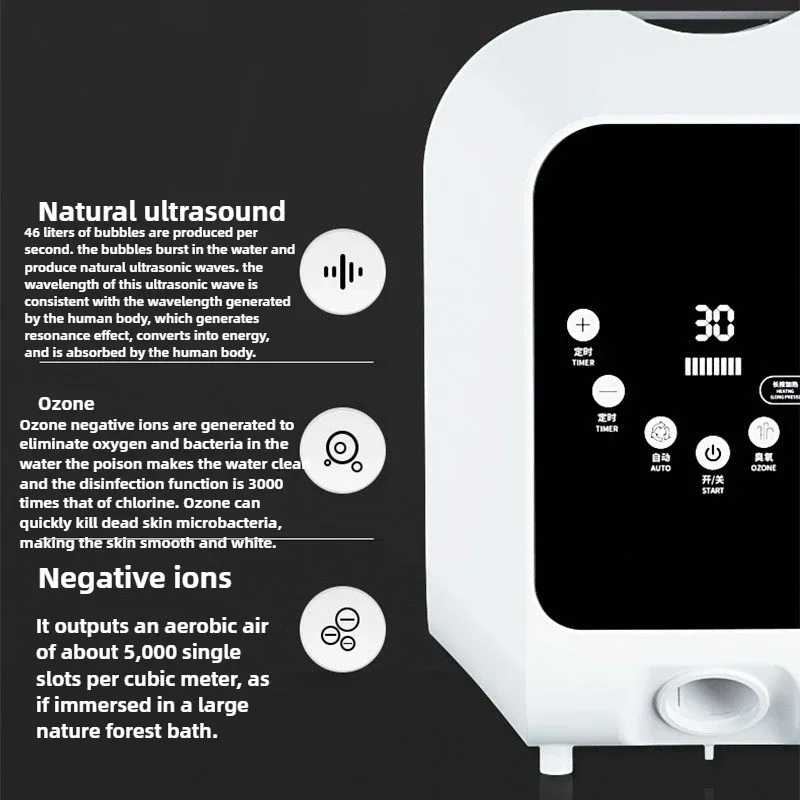 

Многофункциональный озоновый и ионизирующий SPA-аппарат с ультразвуком и сенсорным экраном Smart Touch Screen SAP Multi-functional Spa Ma