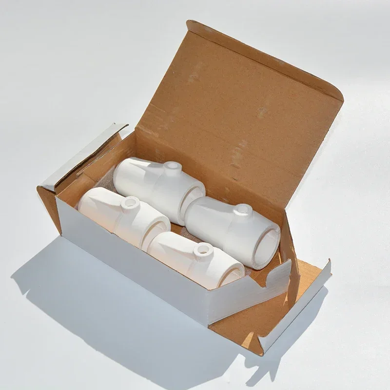 بوتقة كوارتز على شكل كوب عمودي ممتاز لملحقات آلة صب الطرد المركزي لصب سبائك معدنية 6 قطع #1