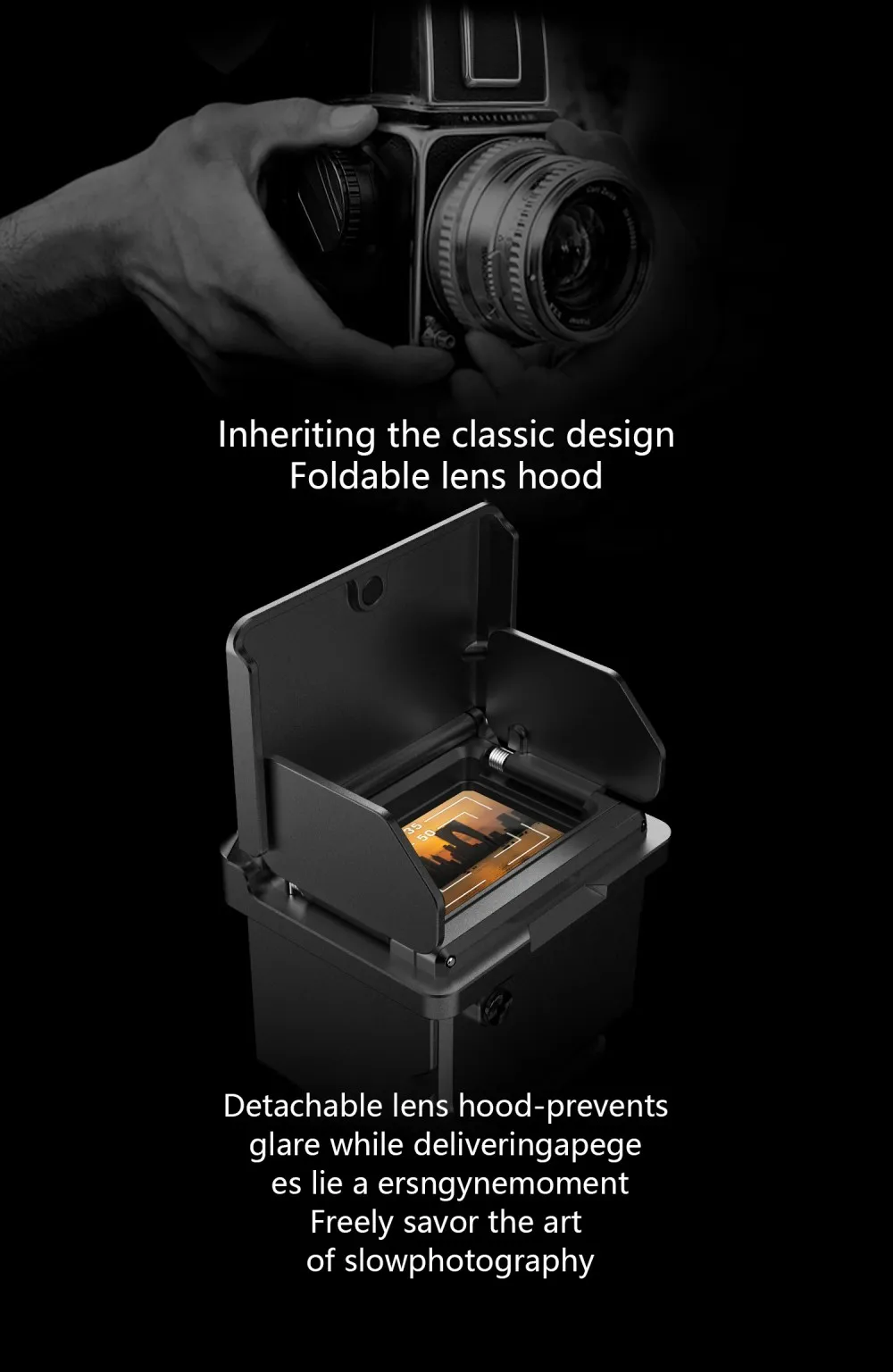 CHI 28mm/40mm/35mm/50mm Kamera Universal Metall Waist-Level-Sucher mit Punktsicht und Sucherkappe CHINOTECHS – Detail 3