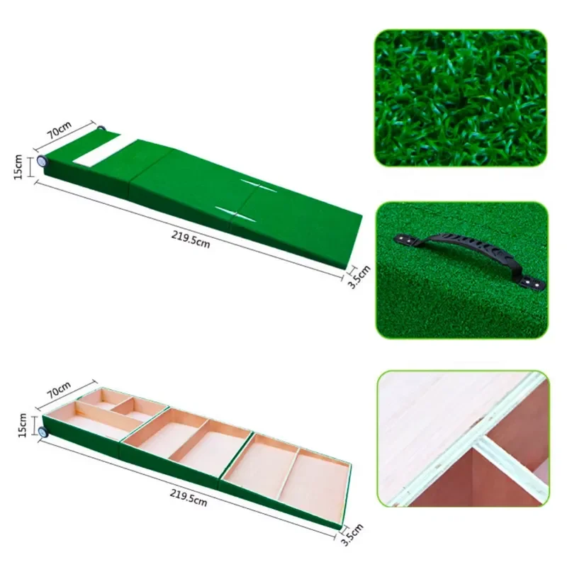 Portable Baseball Pitchers Mound with Non-Slip Wooden Base Pitching Mounds for Baseball Softball Pitching Training