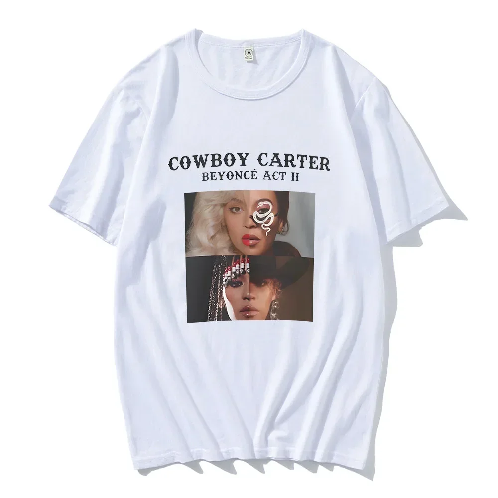 Denim Carter Beyonc é e Tshirt casual short sleeved women\'s T-shirt street clothing high-quality vintage Tshirt summer O-neck