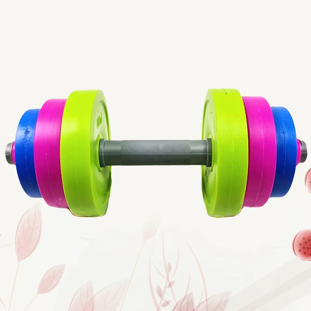 

1 Set Practical Children Dumbbell Bodybuilding Exercise Equipment Training Arm Muscle Fitness for Kids Gym Home (Short Style)