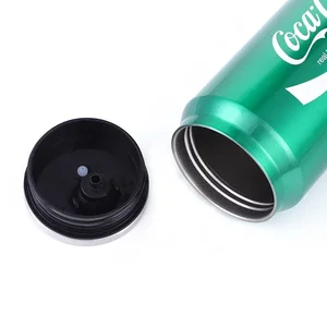 Tragbare Thermoskehlchen aus Edelstahl, Auto -Vakuumfläschchen, isolierte Wasserflasche, Reiseverkehrsbecher mit Stroh, Soda, 500 ml 10 Hauptverkaufskuhflasche - №9