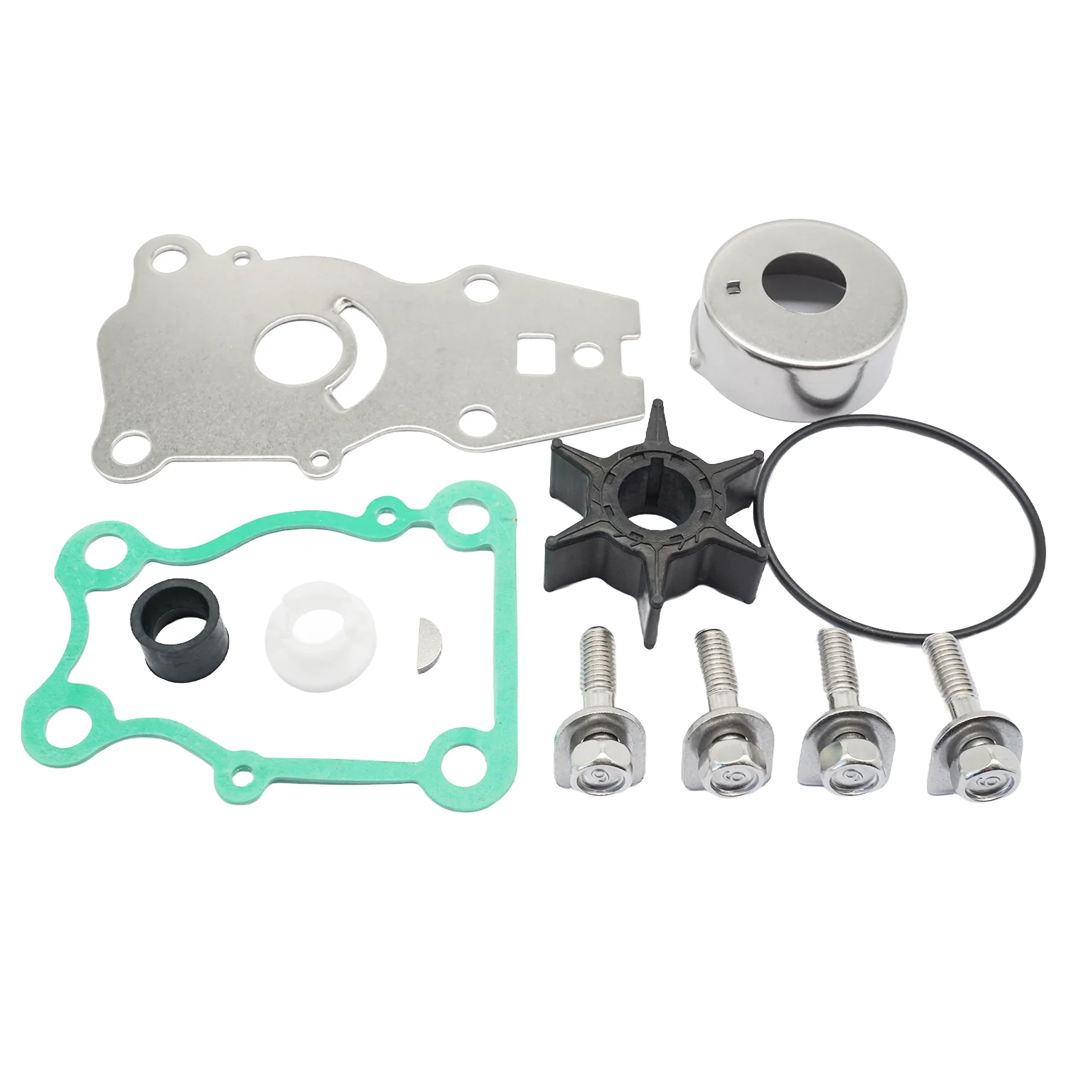 

Water Pump Impeller Repair Service Kit for Yamaha Marine 25 30 40 HP T25 F30 F40 4 Stroke 3 Cyl Outboard Engines 66T-W0078-00