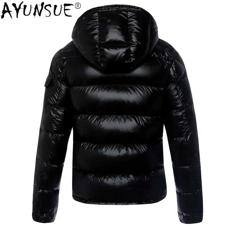 AYUNSUE-Chaqueta gruesa de plumón para hombre, abrigo de pato blanco con capucha, ropa de invierno, 90%, LXR829, 2025