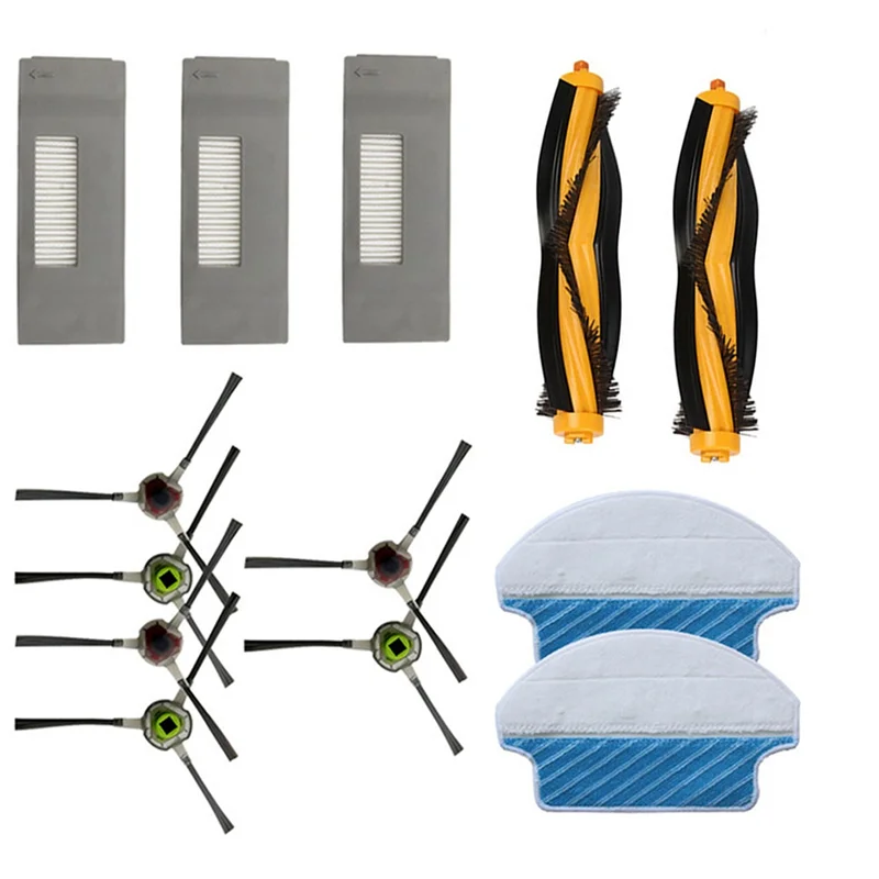 Чистящая подушечка для основной щетки фильтра ABHU для Ecovacs DEEBOT DT85 DT83 DM81 DM85, аксессуары для пылесоса