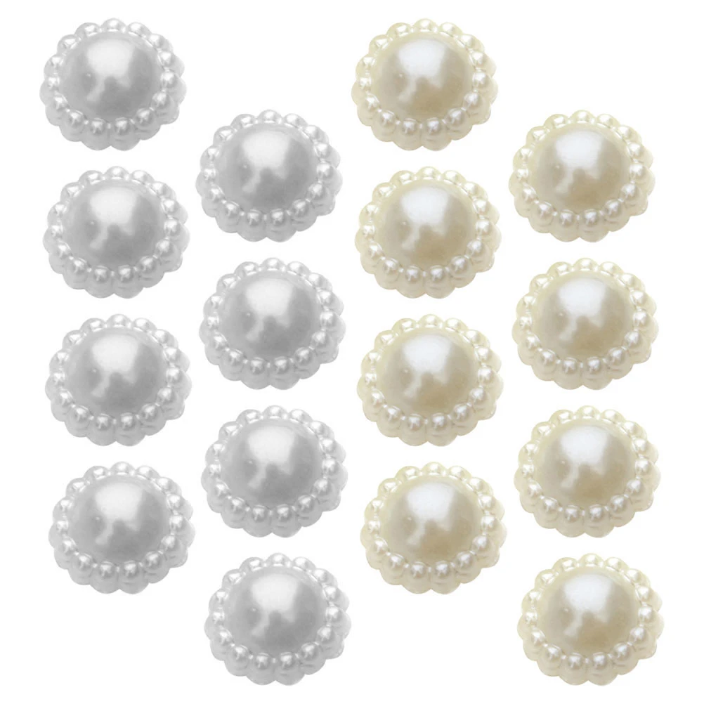

200Pcs Imitation Pearl DIY Charms Creative Hair Band Accessories Handmade Headdress Materials Craft Pearls Headdress Decors