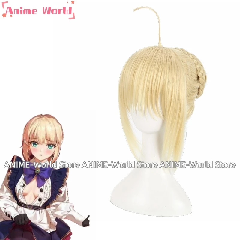 《Custom size》Fate Grand Order FGO Nero Claudius Caesar Augustus Germanicus Maid Cosplay Costume Christmas Halloween Wig