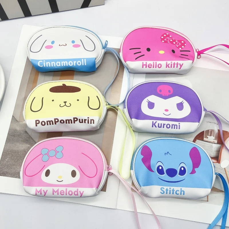 

24 шт./лот Sanrio Melody Kuromi Kitty пенал милый стежок сумка-карандаш портмоне канцелярские принадлежности подарок школьные принадлежности